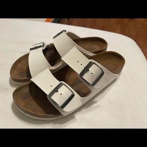 white birkenstocks